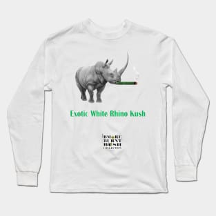 Exotic White Rhino Kush Long Sleeve T-Shirt